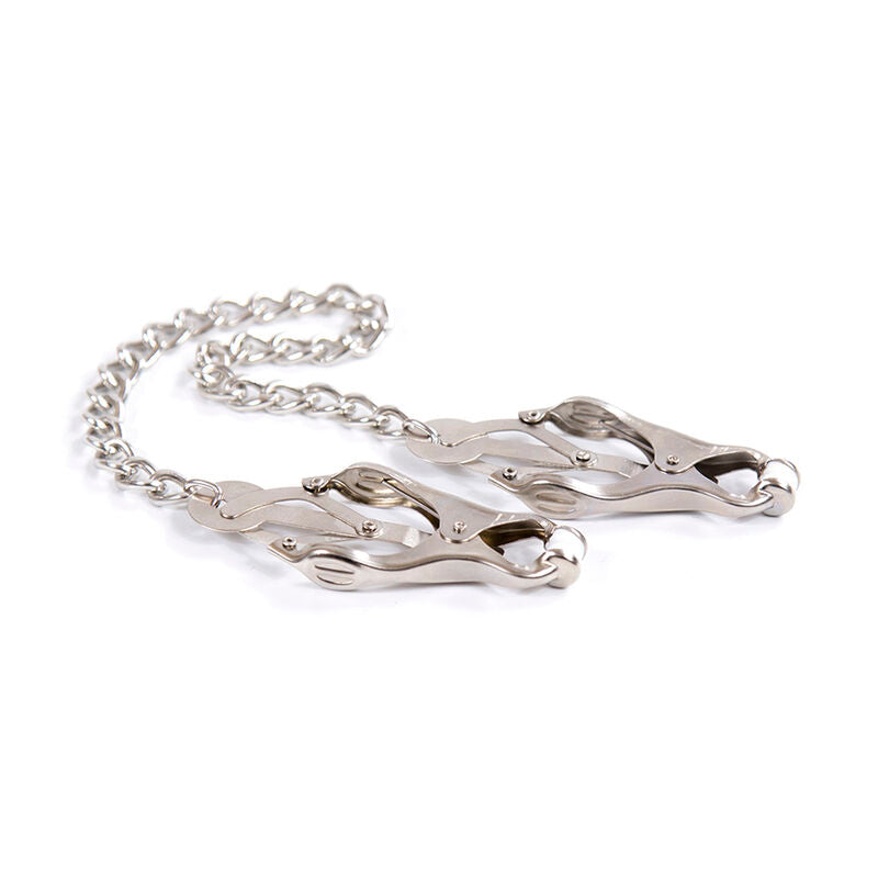 OHMAMA FETISH - METALEN CLIPS MET KETTING