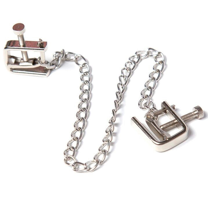 OHMAMA FETISH - METALEN CLIPS SCHROEF MET KETTING