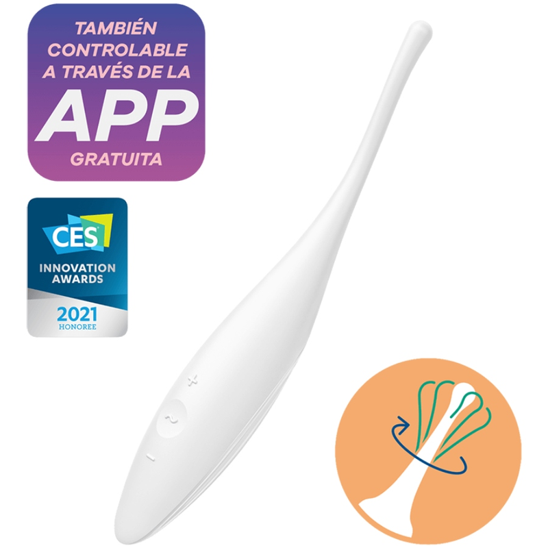 SATISFYER - TWIRLING JOY CLITORALE STIMULATOR WIT