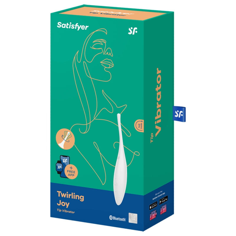 SATISFYER - TWIRLING JOY CLITORALE STIMULATOR WIT