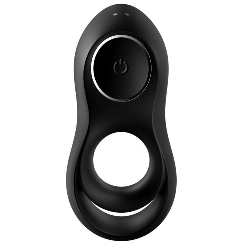 SATISFYER - LEGENDARISCHE DUO ZWARTE VIBRERENDE RING