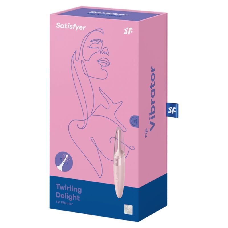 SATISFYER - TWIRLING DELIGHT ROZE CLITORALE STIMULATOR