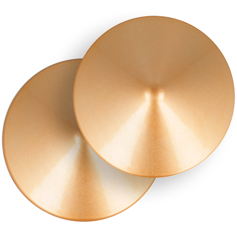 COQUETTE CHIC DESIRE - METALEN TEPELBEKLEDING MET GOUDEN CIRKELS