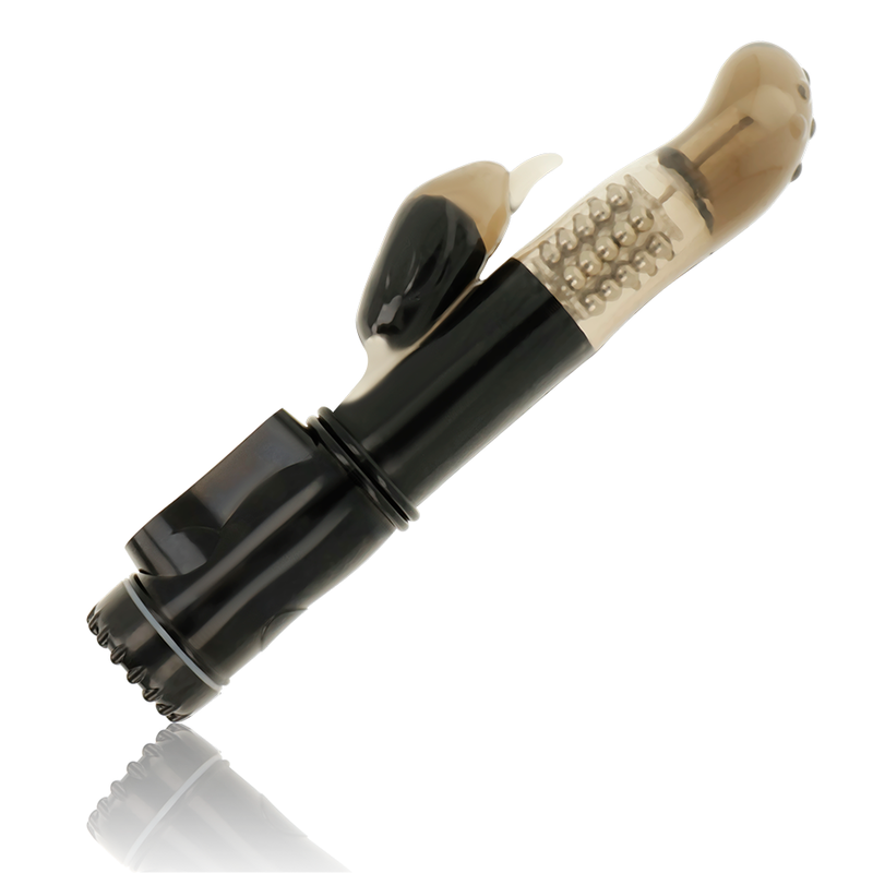 OHMAMA - ROTERENDE VIBRATOR MET CLITORALE STIMULATOR DOLPHIN