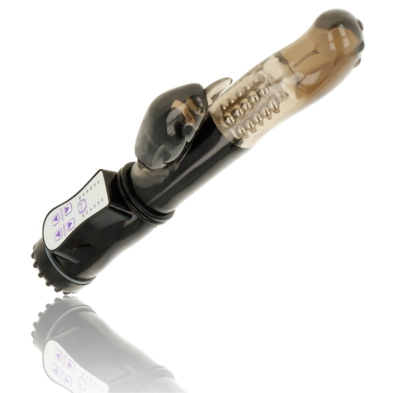 OHMAMA - ROTERENDE VIBRATOR MET CLITORALE STIMULATOR DOLPHIN
