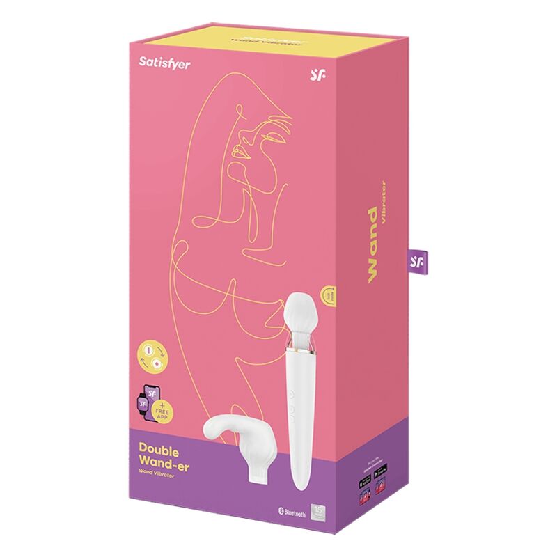 SATISFYER - DOUBLE WANDER APP WIT