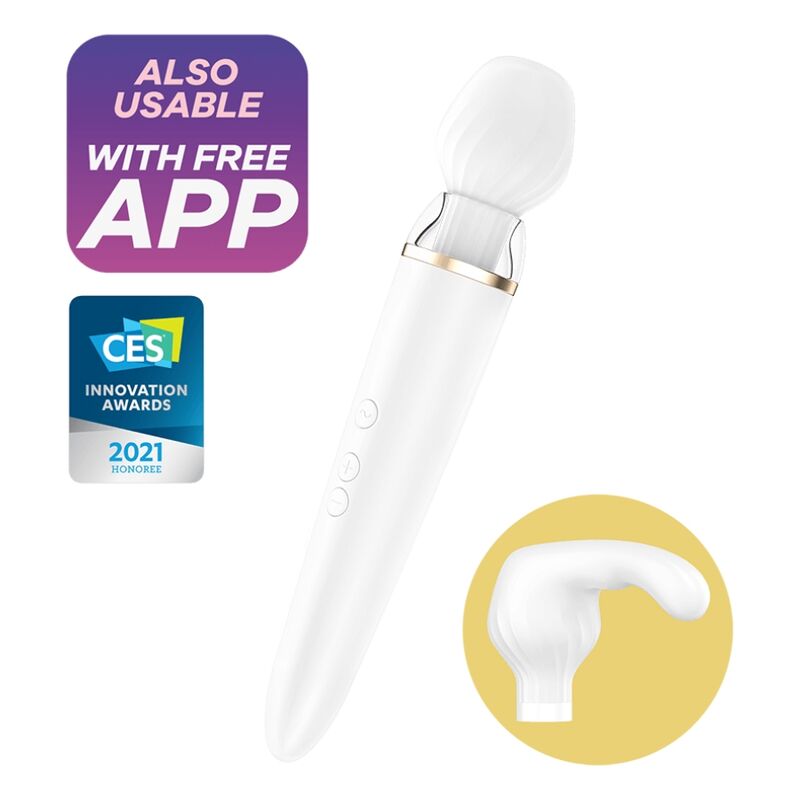 SATISFYER - DOUBLE WANDER APP WIT