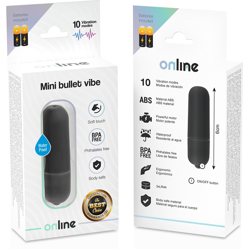 ONLINE - MINI TRILLENDE KOGEL ZWART