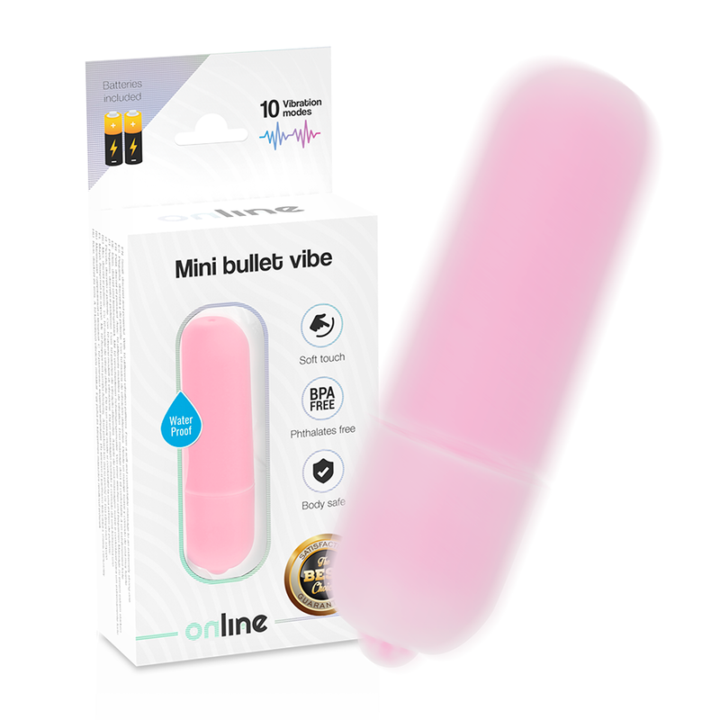ONLINE - MINI ROZE VIBRERENDE KOGEL