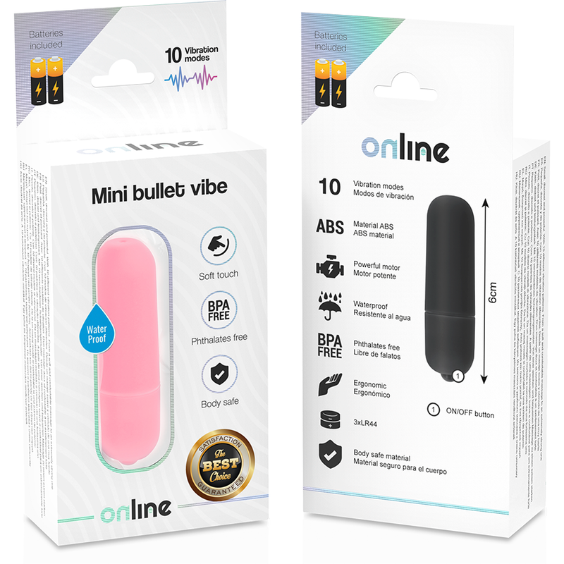 ONLINE - MINI ROZE VIBRERENDE KOGEL