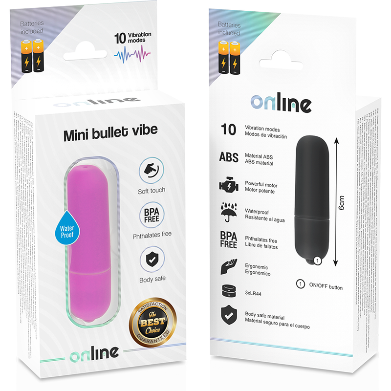 ONLINE - MINI VIBRERENDE KOGEL LILA