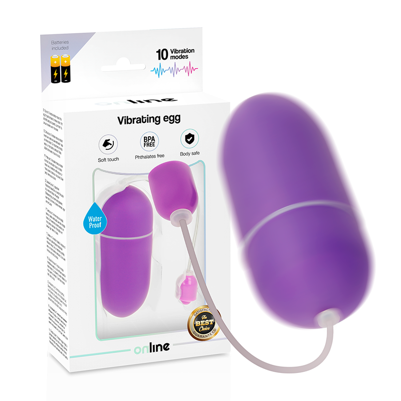 ONLINE - WATERDICHT LILA VIBREREND EI