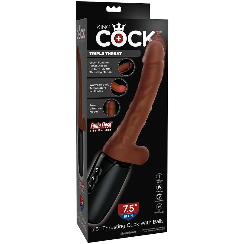 KING COCK - PLUS TRIPLE THREAT BRUIN