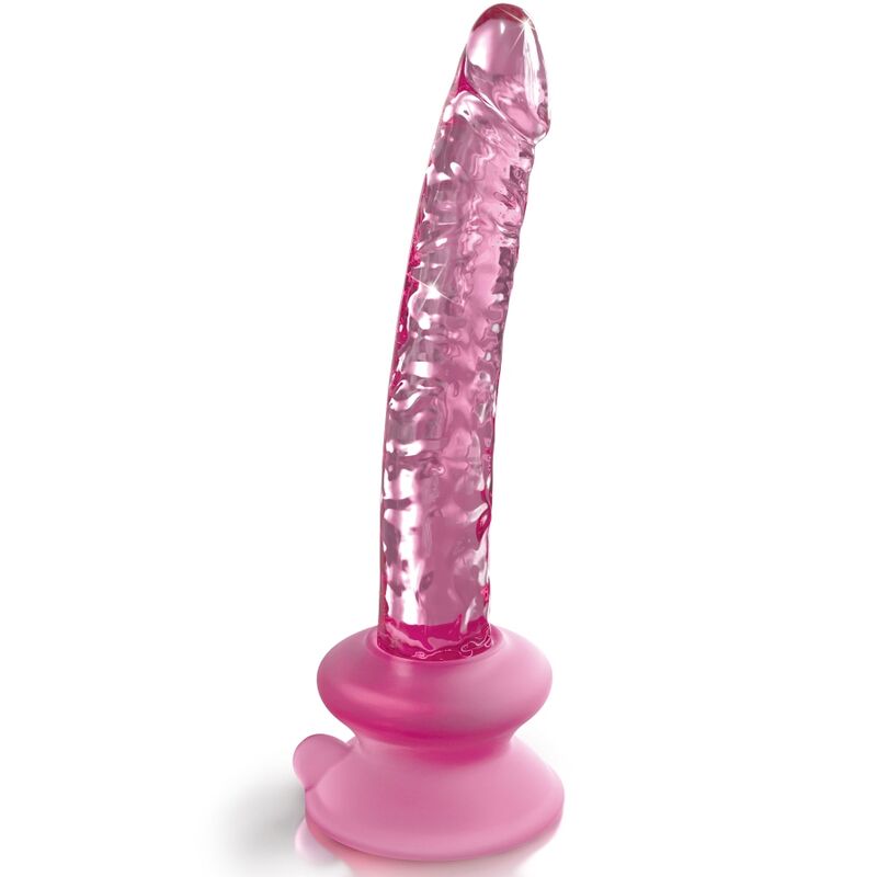 ICELEGELS - Nr. 86 GLAZEN DILDO MET ZUIGNAP