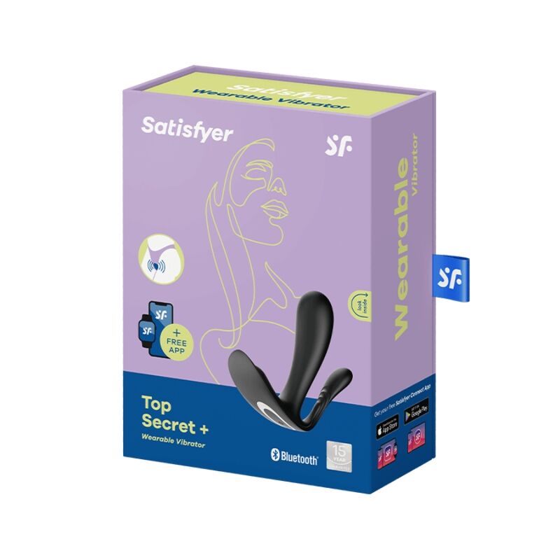 SATISFYER - TOP SECRET + ZWARTE VIBRATOR