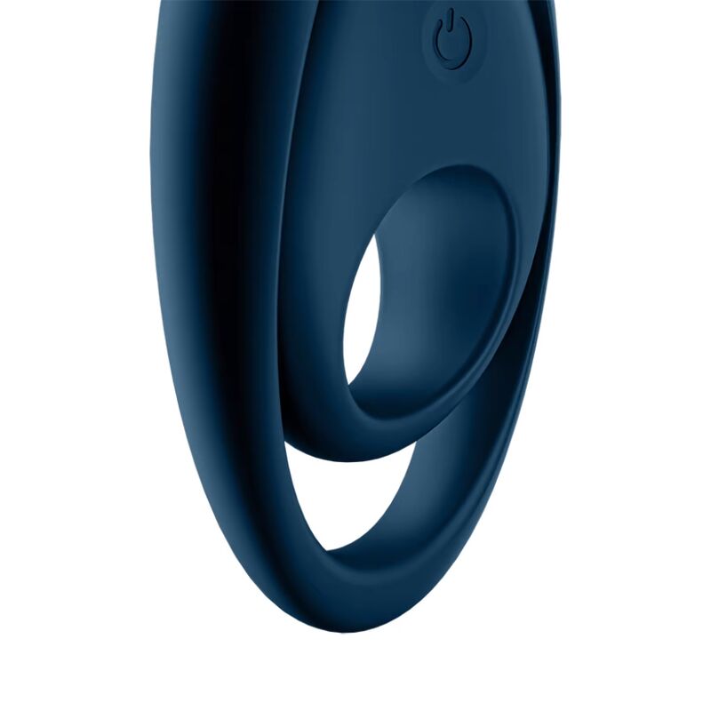 SATISFYER - GLORIEUZE DUO BLAUWE VIBRERENDE RING
