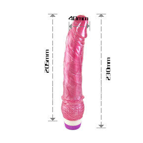 DANCE - REALISTISCHE RODE VIBRATOR 23 CM