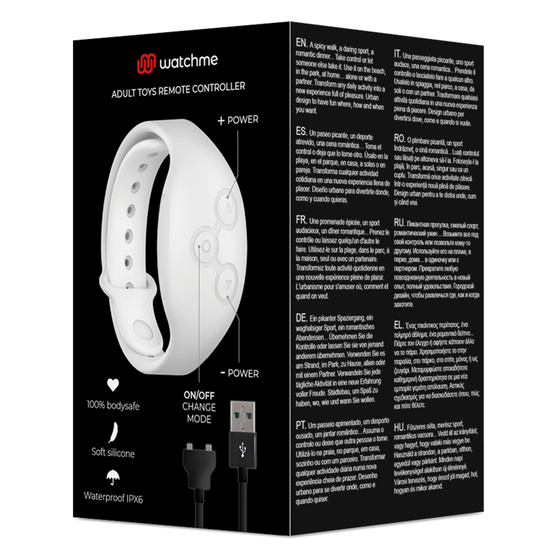 WATCHME - DRAADLOZE TECHNOLOGIE AFSTANDSBEDIENING HORLOGE JET EN KOPER