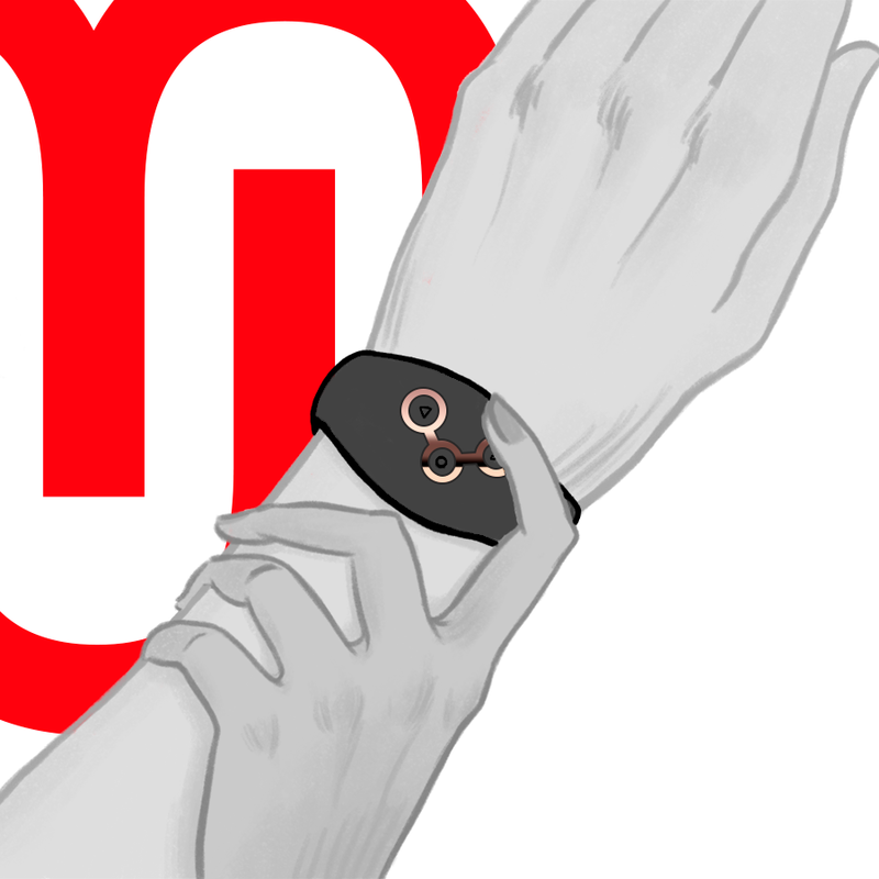 WATCHME - DRAADLOZE TECHNOLOGIE AFSTANDSBEDIENING HORLOGE JET EN KOPER