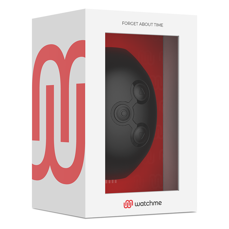 WATCHME - DRAADLOZE TECHNOLOGIE HORLOGE MET AFSTANDSBEDIENING, JETZWART