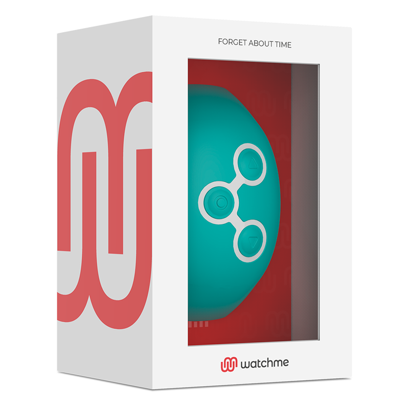 WATCHME - DRAADLOZE TECHNOLOGIE AFSTANDSBEDIENING HORLOGE AQUAMARINE