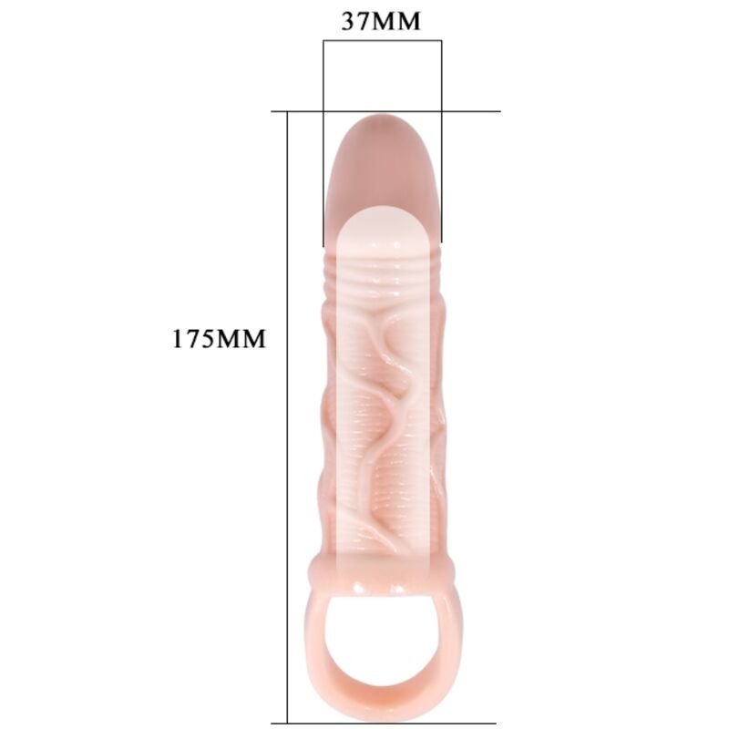 BAILE - PENISVERLENGINGSSCHOENEN MET BAND VOOR TESTIKELEN 13,5 CM