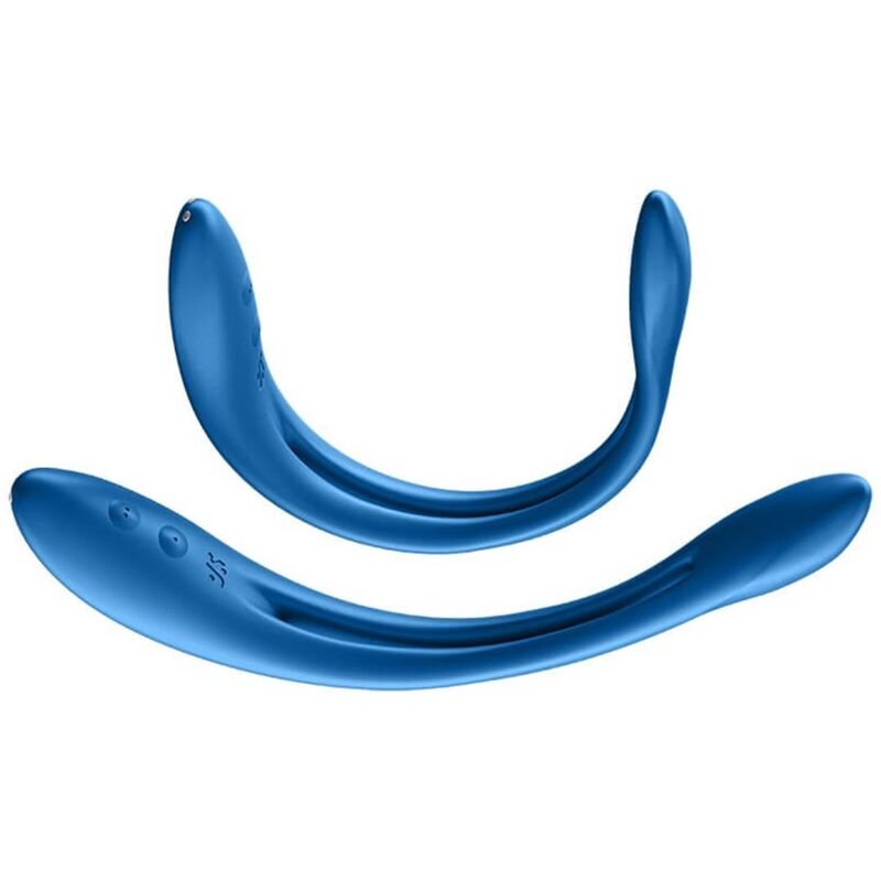 SATISFYER - ELASTISCHE SPEL MULTI VIBRATOR BLAUW