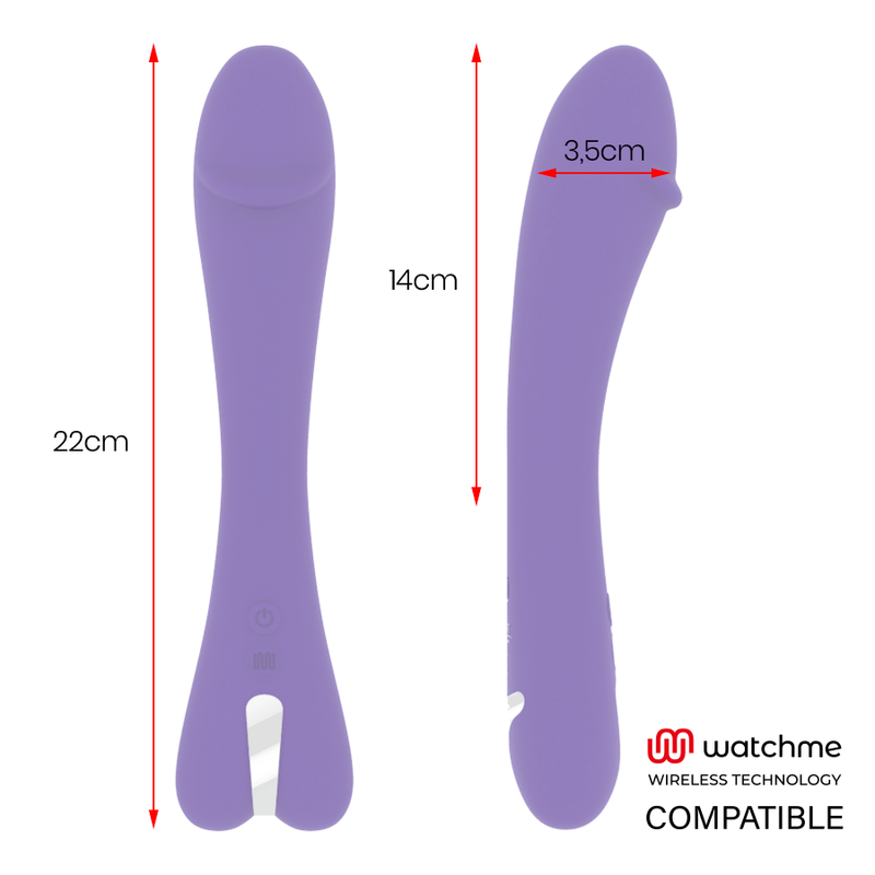 MR BOSS - ENZO VIBRATOR COMPATIBEL MET WATCHME DRAADLOZE TECHNOLOGIE