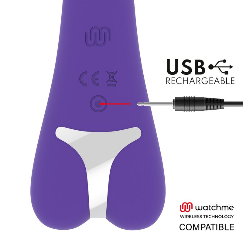 MR BOSS - ENZO VIBRATOR COMPATIBEL MET WATCHME DRAADLOZE TECHNOLOGIE