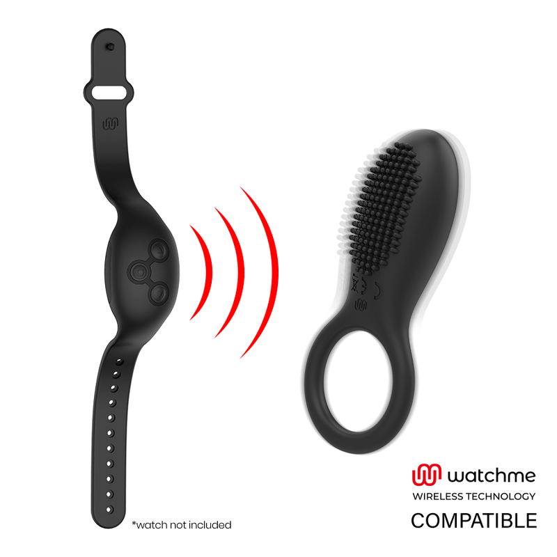 MR BOSS - TINO STIMULATOR RING COMPATIBEL MET WATCHME DRAADLOZE TECHNOLOGIE