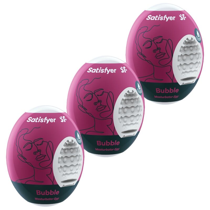 SATISFYER - 3 BUBBLE MASTURBATOR EIEREN