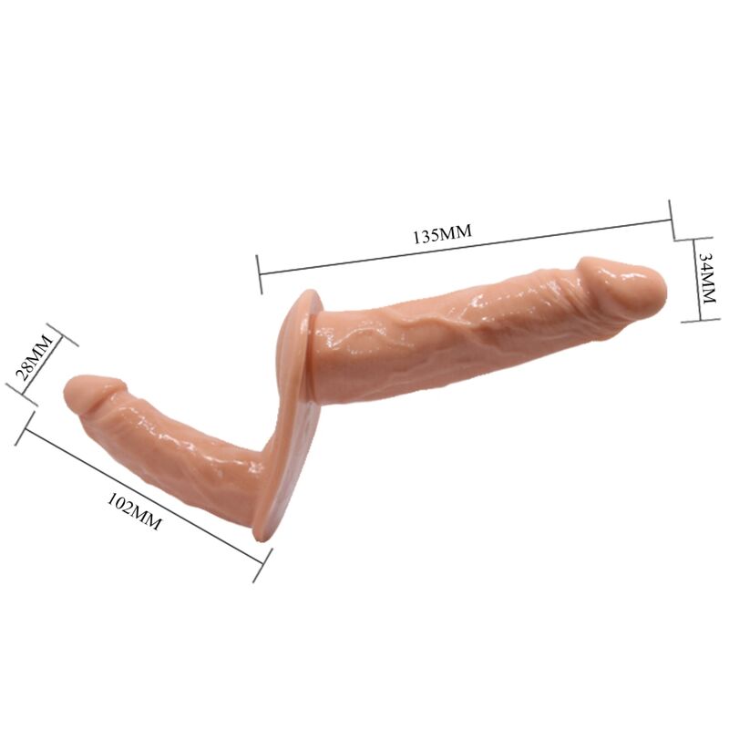 DANS - ULTRA PASSIONEEL HARNAS DUBBELE DILDO'S MET HARNAS