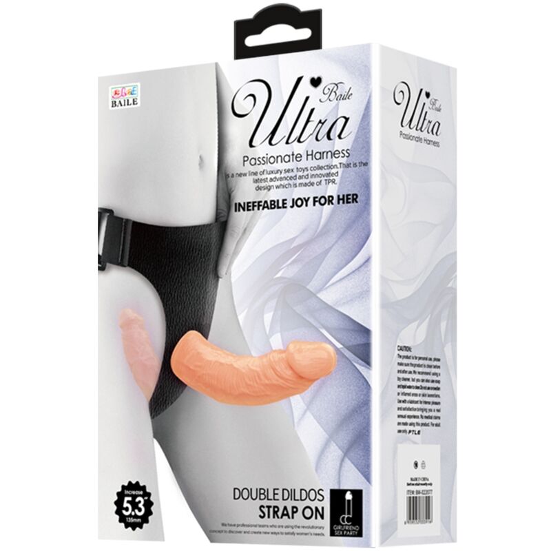 DANS - ULTRA PASSIONEEL HARNAS DUBBELE DILDO'S MET HARNAS