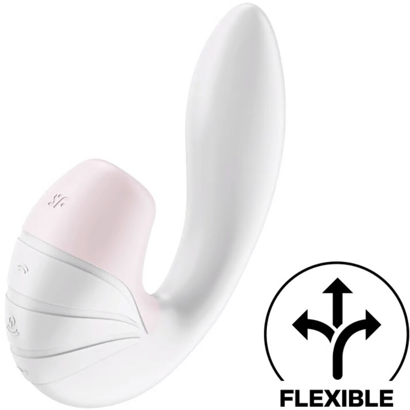 SATISFYER - SUPERNOVA STIMULATOR EN VIBRATOR WIT