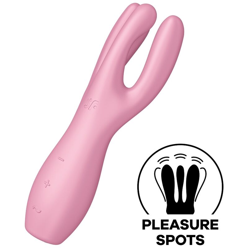 SATISFYER - DRIEHOEKIGE 3 ROZE VIBRATOR