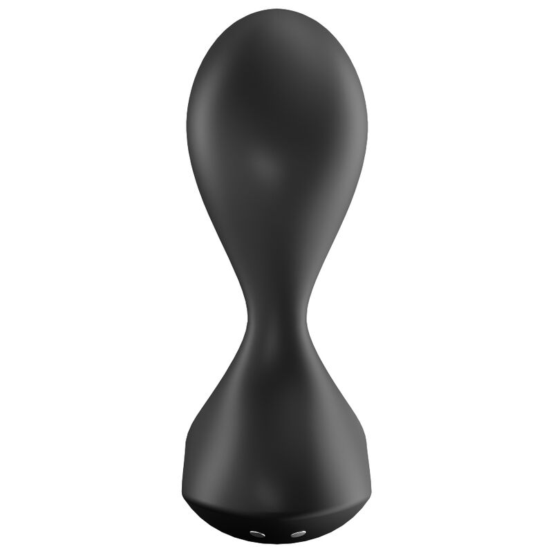 SATISFYER - SWEET SEAL PLUG VIBRATOR APP ZWART