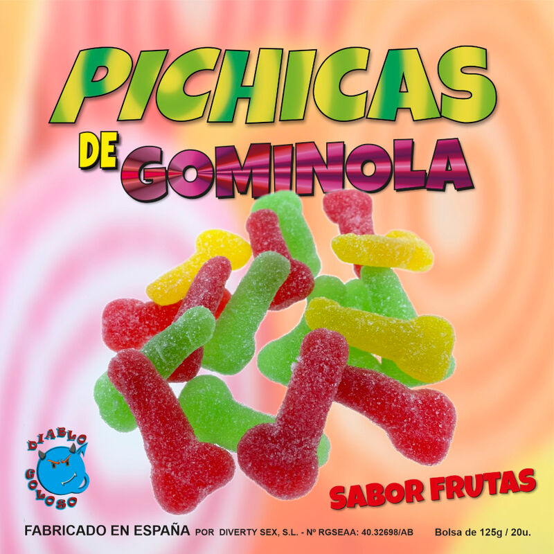 GOLOSO DEVIL - FRUIT GUMMINOL PICHITAS MET SUIKER