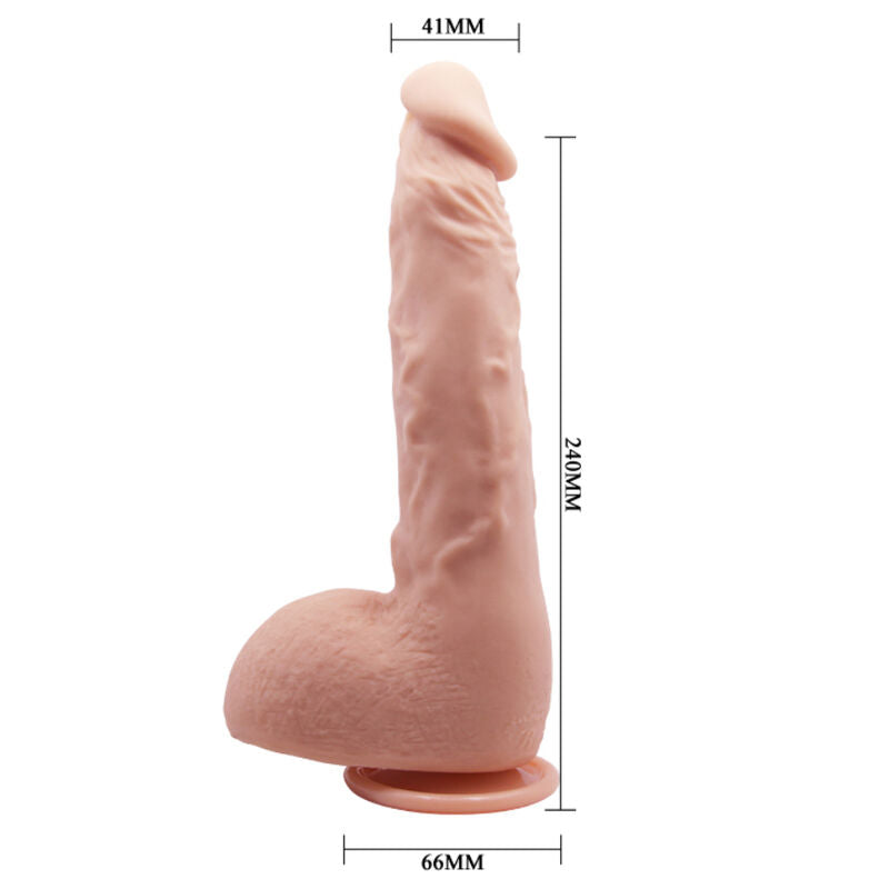 DANCE - NATUURLIJKE JASON REALISTISCHE DILDO 24 CM
