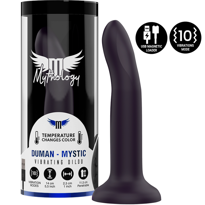 MYTHOLOGY DUMAN MYSTIC DILDO S - VIBRATOR COMPATIBEL MET WATCHME DRAADLOZE TECHNOLOGIE
