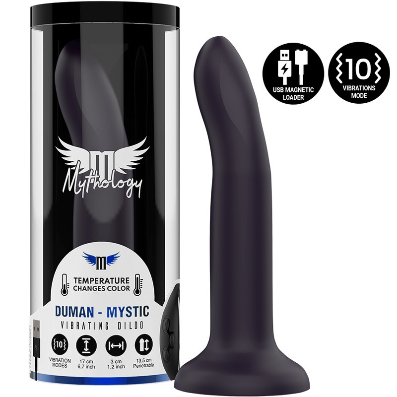 MYTHOLOGY - DUMAN MYSTIC DILDO M - VIBRATOR COMPATIBEL MET WATCHME DRAADLOZE TECHNOLOGIE