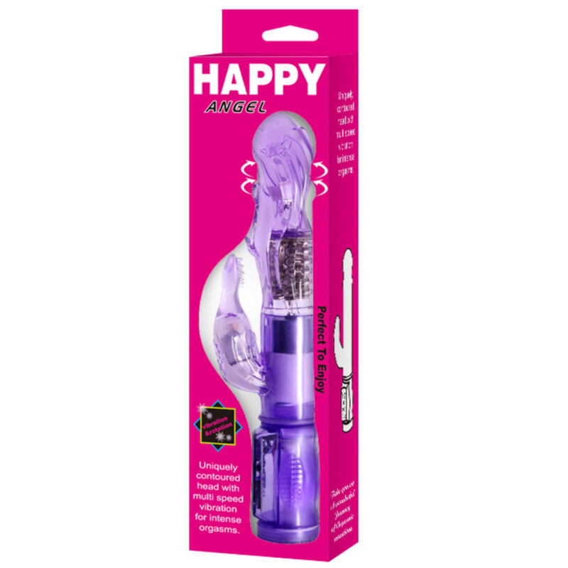 DANS - MINI ROTATOR MET GELUKKIGE ENGEL KONIJN LILAC