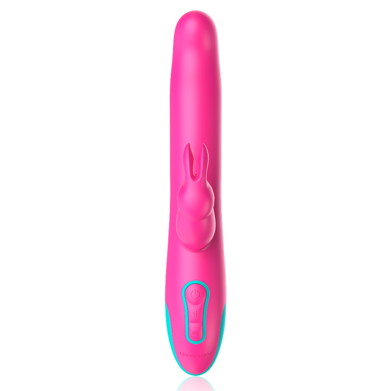 HAPPY LOKY - PLUTO KONIJN VIBRATOR &amp; ROTATOR COMPATIBEL MET WATCHME DRAADLOZE TECHNOLOGIE