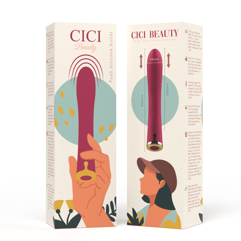 CICI BEAUTY - PREMIUM SILICONEN UP &amp; DOWN VIBRATOR