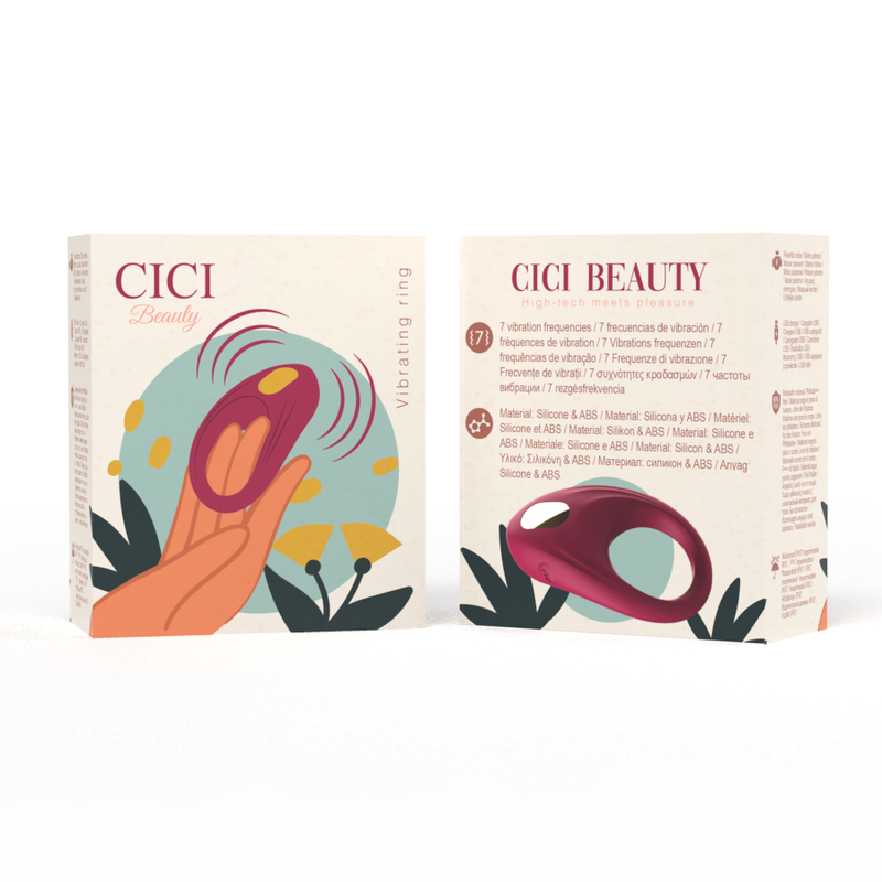 CICI BEAUTY - PREMIUM SILICONEN VIBRERENDE RING