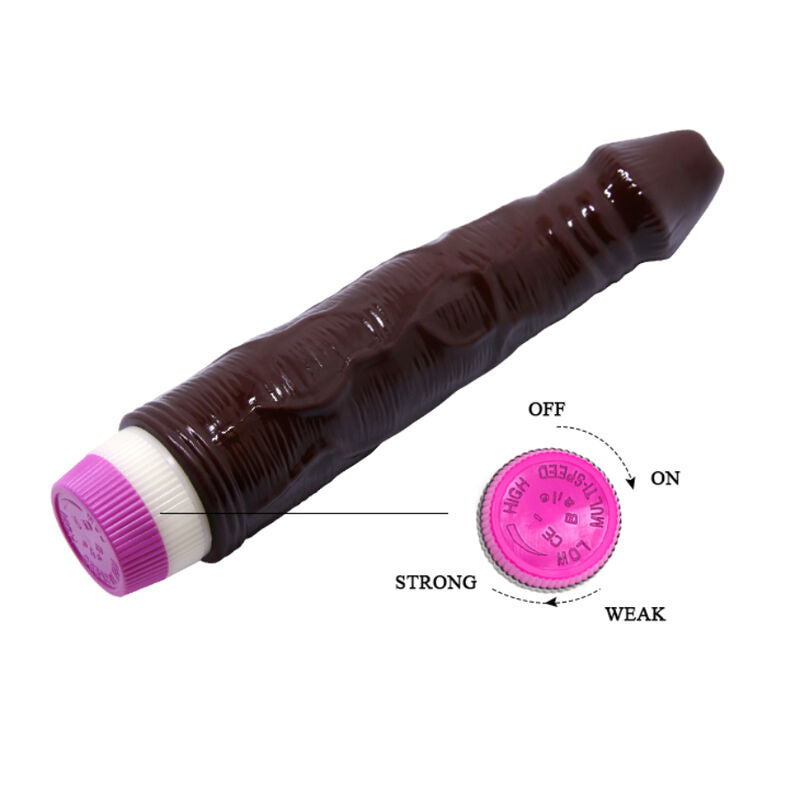 DANCE - GOLVEN VAN PLEZIER VIBRATOR 23 CM BRUIN