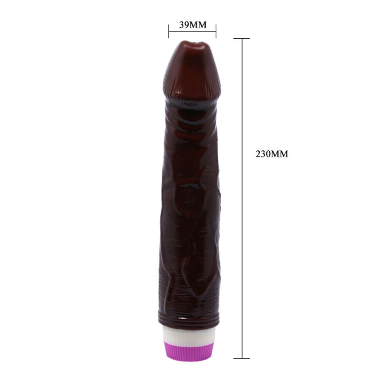 DANCE - GOLVEN VAN PLEZIER VIBRATOR 23 CM BRUIN