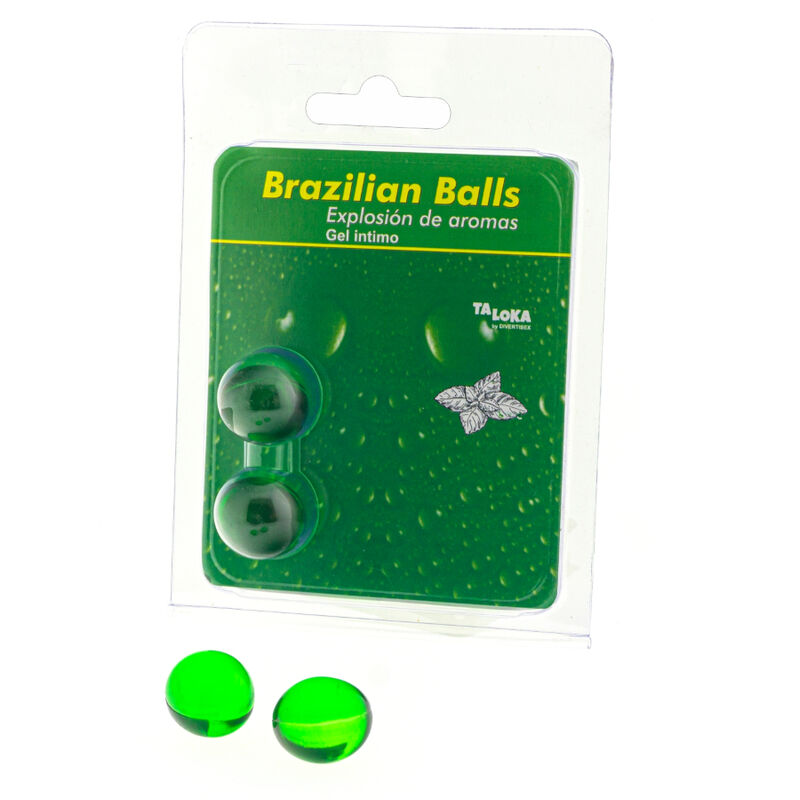 TALOKA - BRAZILIAANSE BALLEN INTIEME MINT GEL 2 BALLEN