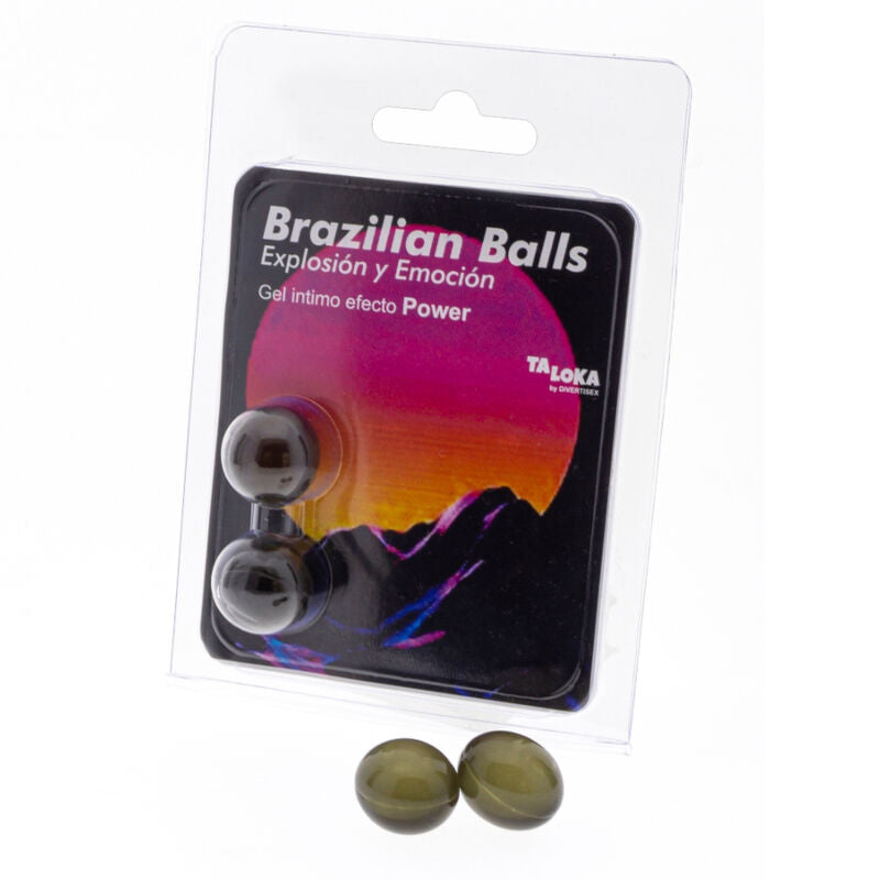 TALOKA - BRAZILIAANSE BALLEN EXCITING GEL POWER EFFECT 2 BALLEN