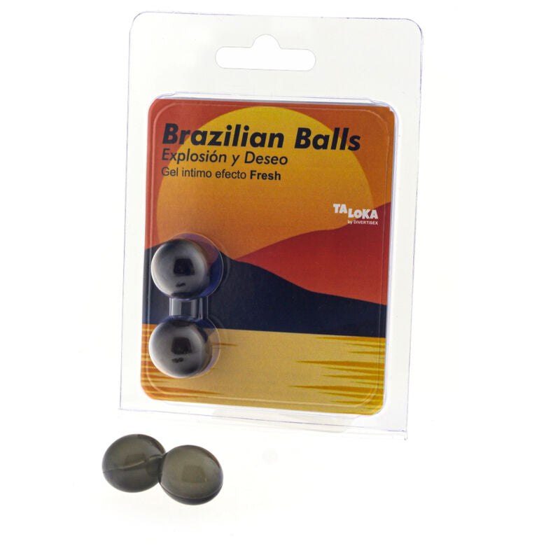 TALOKA - BRAZILIAANSE BALLEN OPWINDENDE GEL MET FRIS EFFECT 2 BALLEN