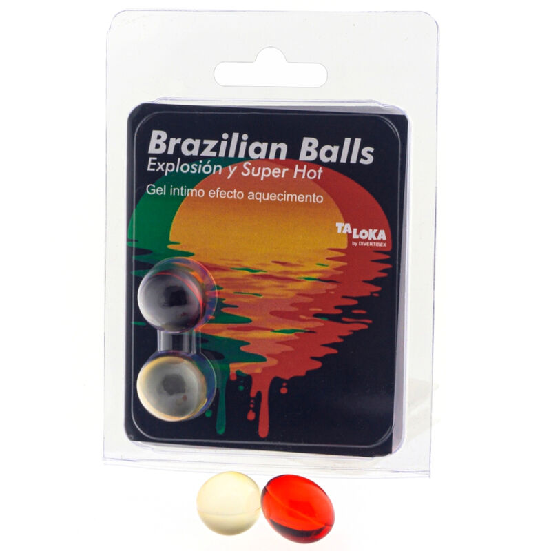 TALOKA - BRAZILIAANSE BALLEN EXCITING GEL SUPER HEET EFFECT 2 BALLEN